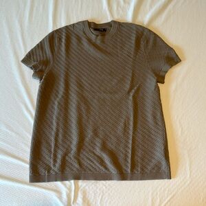 Cuts textured knit shirt